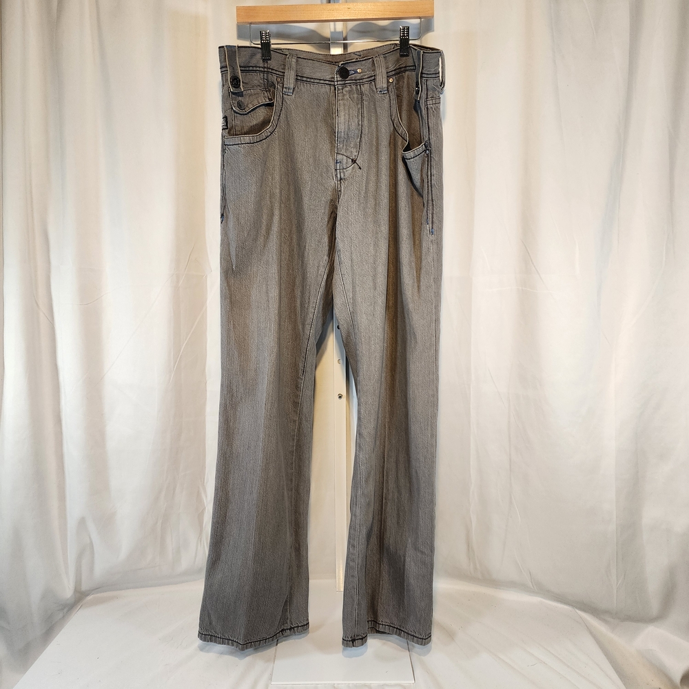 Coogi Australia Jeans Mens 36x34 Relaxed Loose Baggy Embroidered, Y2K